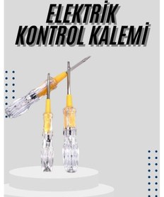 Resim Newtrendd.com Kontrol Kalemi Çift Taraflı Uçlu Elektrik Akım Test Cihazı-31281 