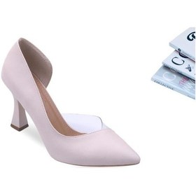 Resim Feles 18-111 Kadın 8,5 Cm Topuklu Stiletto Ayakkabı 001 