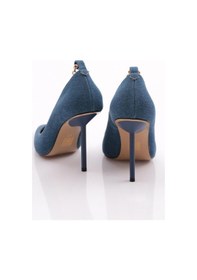 Resim Dgn 4535 Kadin Topuklu Ayakkabi 4535-2446-R0883 Koyu Kot Mavi 