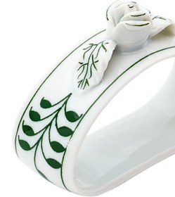 Resim CESKY PORCELAN DUBİ 1860 Cibulak Peçete Yüzüğü Yeşil - 7,0 cm / YEŞİL 