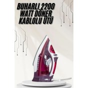 Resim Modern Tasarım 2200W Dayanıklı Buharlı Seramik Kaplama Ütü 