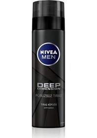 Resim Nivea Men Deep Dimension Pürüzsüz Tıraş Köpüğü 5 x 200 ML 