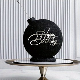 Resim 4 adet/6 adet Yeni Moda Akrilik Doğum Günü Kraliçesi Altın Kek Süsü Mutlu Yıllar Parti Yan Kek Dekorasyon Aksesuarları Tatil Hediyeleri 