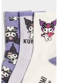 Resim Defacto Kız Çocuk Hello Kitty 3lü Pamuklu Uzun Çorap G1931a8nskr1 Çok Renkli-kr1 