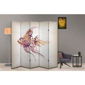Resim Doğa Temalı Özel Tasarım Paravan Room Divider 180 x 200 cm 