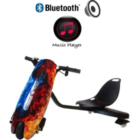 Resim Citymate Drift Car Bluetooth Hoparlörlü Graffiti Desenli Drift Scooter 
