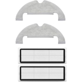 Resim Xiaomi Vacuum Mop 2 Ultra Uyumlu Yedek Mop Ve Hepa Filtre-4 Parça 