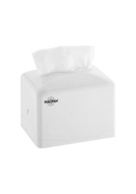Resim Mini Tekçek Peçete Dispenseri Peçetelik Beyaz 