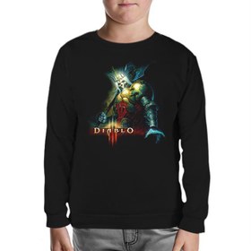 Resim Diablo Siyah Çocuk Sweatshirt 