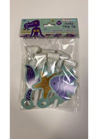 Resim Deniz Kızı Temalı Kaynana Dili, Parti Düdüğü, 6lı Paket Uzayan Parti Düdüğü,uzat Çek Düdük Diğer 