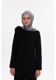 Resim Mirsoy Scarf İdol Janjan Şal Gri 