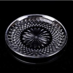 Resim Ganzhoushop Yuvarlak Tabağı, Sones Şeffaf Meyve Sunum Tabağı Çap: Akrilik 30cm Rv 