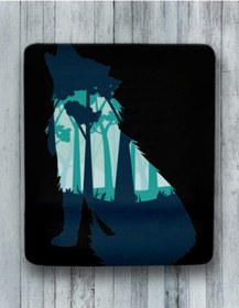 Resim Wolf Bilek Destekli Mouse Pad Mousepad 