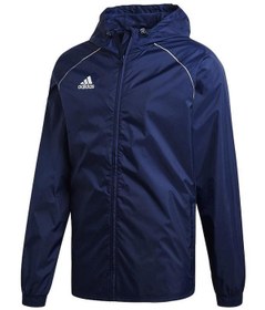 Resim Adidas Core18 CV3694 Rn Jkt Lacivert Siyah Yağmurluk 