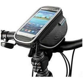 Resim Roswhell Su Geçirmez Bisiklet Gidon Çantası Siyah 