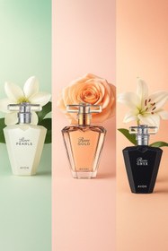Resim Avon Rare Pearls + Rare Gold + Rare onyx edp 3lü kadın parfüm seti 