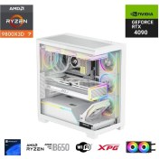 Resim Eternal Power Ryzen 7 9800X3D 32GB Ddr5 1tb M.2 Rtx 4090 B650 Wıfı 850W 240M 