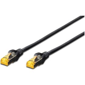 Resim Beek Cat 6a Sftp/pımf Pairs In Metal Foil Patch Kablosu, Lszh, 0,25 Metre, Awg 26, Siyah Renk -19124 