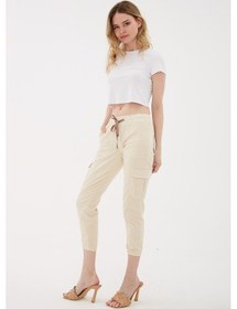 Resim Fashion Friends Kadın Pantolon 24y0311k1 Bej 