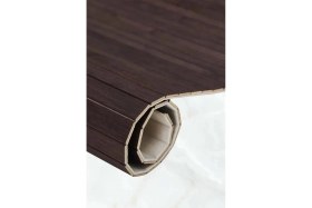 Resim Binbir Reyon Bambu Halı Banyo Paspası Kaydırmaz Özellikli Taban 50CMX120CM Koyu Kahverengi LC009 