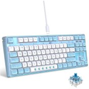 Resim Cbtx Hxsj L600 Kablolu Mekanik Ergonomik Oyuncu Klavyesi 
