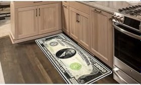 Resim Colorix Carpet Kaymaz Taban Tezgah Önü Mutfak Paspası 75x150 cm No: 618 