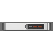Resim Yifomall 1 Araç Usb Hub Orta Konsol Yerleştirme İstasyonu 27w Hızlı Şarj Adaptörü Güç Ayırıcı Kayar Kapaklı Tesla Model 3 Model Y İle Uyumlu 