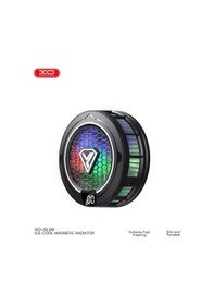 Resim Sl09 Telefon Soğutucu - Manyetik Led Işıklı Sessiz Hızlı Fiziksel Soğutma Oyunlar İçin Uygun - Gamer Soğutucu 