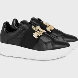 Resim Love Moschino Taş Logolu Deri Sneaker Ayakkabı Bayan AYAKKABI JA15064G1MIA400A 