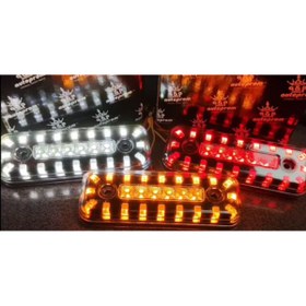 Resim ÇERAY 202503 Neon Yan Lamba Sarı Yeni Model 12/24Volt Uyumlu 