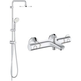 Resim Grohe Duş Seti (Duş kolonu + Termostatik Batarya) 