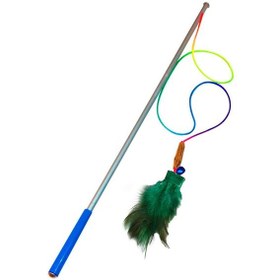 Resim Matatabi Cats Doğal Matatabi Çubuklu Tüylü Çıngıraklı Kedi Oltası 50 CM 