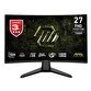 Resim MSI 27 MAG 274CF X24 1920x1080 (FHD) 16:09 CURVE 1500R RAPID VA 240Hz 0.5MS (Min.) FREESYNC PREMIUM GAMING MONITOR 