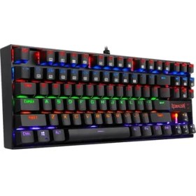 Resim Redragon K552-KR Kumara Red Switch Rainbow Tkl Tr Q Mekanik Siyah Kablolu Gaming (Oyuncu) Klavye 