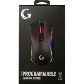 Resim GameGaraj GG1001 Kablolu RGB Optik Gaming Mouse Siyah 