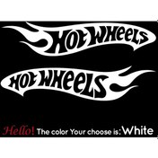 Resim Beyaz-l 28x54 Cm-yarış Araba Sticker Moda 1 Takım Tekerlekler Kask Vinil Çıkartması Motosiklet Çapraz Araba 4x4 Rv Su G 