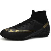 Resim Hf Sports Erkek Futbol Eğitim Ayakkabısı - Siyah (Yurt Dışından) 