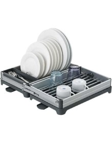 Resim Primanova Prima Nova Bulaşıklık Bianka Katlanabilir 2 Katlı Alüminyum 