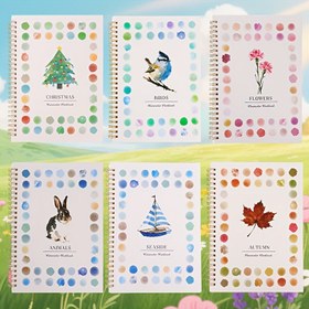 Resim 2025 Yeni Pastel Renkli Çiçek ve Bahçe Temalı Suluboya Sanat Günlüğü - Zarif Açık Pembe & Altın Spiralli Planlayıcı ile Yetişkin Boyama, Bullet Journaling, Farkındalık için Terapötik yaratıcılık Kitabı, İlgi çekici Köşelerle Kaplı & Altlant Elastik Kapanış, İdeal Hediye: Noel, Şükran Günü, Cadılar Bayramı, Doğum Günleri, Sulu Boya Defteri,Suluboya Pratik Defteri,Suluboya Defteri 