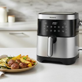 Resim Homend Airfryday Inox 2512H Xxxl Dokunmatik Ekran 10 Programlı Airfryer 