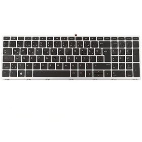 Resim Hp Probook 650 G4 650 G5 Notebook Klavye Işıklı Gümüş 
