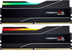 Resim GSKILL 64GB (2X 32GB) DDR5 6000MHZ DUAL KIT RGB PC RAM TRIDENT Z NEO F5-6000J3040G32GX2-TZ5NR 