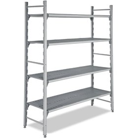 Resim Polipropilen Raf - Düz Tablalı - 2205x400x1800 mm 
