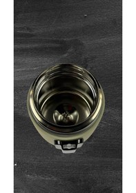 Resim 500 Ml Kilitli Kapaklı Kaşıklı Yemek Termosu 8 Saat Sıcak 