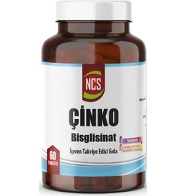 Resim Ncs Çinko (Zinc) Bisglisinat Selenyum Bakır Bisglisinat 60 Tablet 