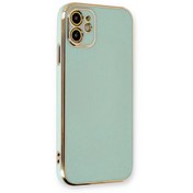 Resim Apple Iphone 11 Kılıf Olive Plated Yeşil Microsonic