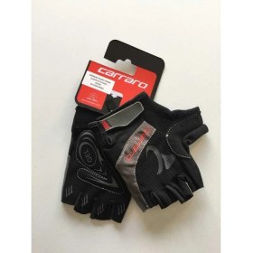 Resim Carraro Kısa Parmak Eldiven V7 E - Siyah Gri - Xl Beden 