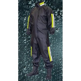 Resim Premium Motorcu Kurye Yağmurluk Takım Su Geçirmez Pvc Kumaş Reflektörlü Tübitak Onaylı - Si 