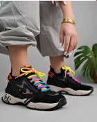 Resim 0850 Kadın Rahat Sneaker Siyah 