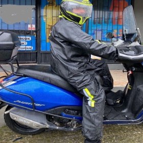 Resim Motorcu Yağmurluk %100 Su Geçirmez Garantili 